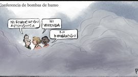 Conferencia de bombas de humo.