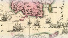 Rooke, saquea un manantial antes de tomar Gibraltar.
